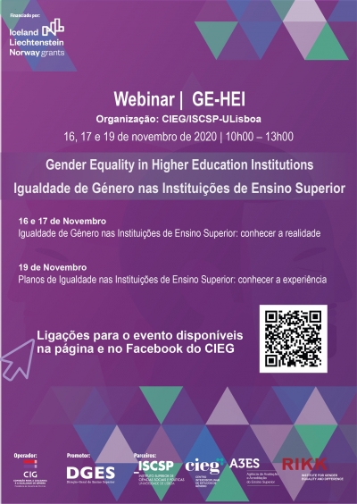 Webinar GE-HEI – Gender Equality in Higher Education Institutions