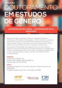 2ª Edição do Doutoramento em Estudos de Género: Universidade de Lisboa - Universidade NOVA