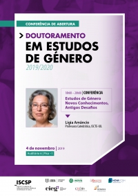 Conferência de Abertura do Doutoramento em Estudos de Género 2019/2020