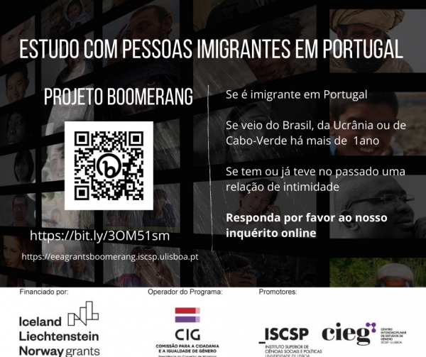 BOOMERANG: Estudo sobre as perceções do impacto económico da partilha desigual do trabalho não pago nas vidas de mulheres e homens imigrantes em Portugal