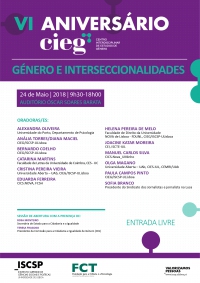 Conferência do 6º aniversário do CIEG: Género e Interseccionalidades