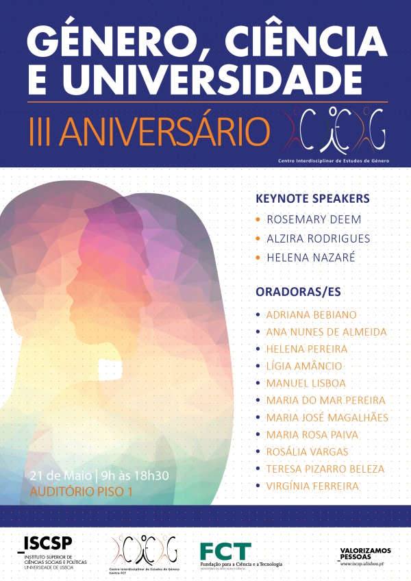 3rd Anniversary Conference: Gender, Science and University