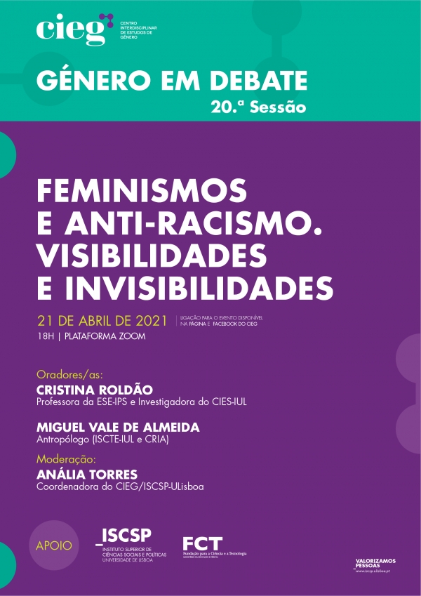 20 | Gender in Debate: Feminisms and anti-racism. Visibilities and invisibilities