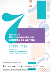 Conferência 7 anos do Doutoramento em Estudos de Género